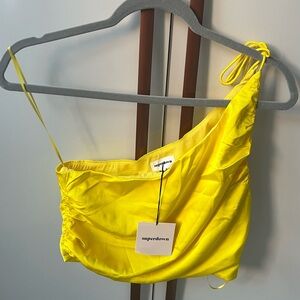 Satin Crop Top